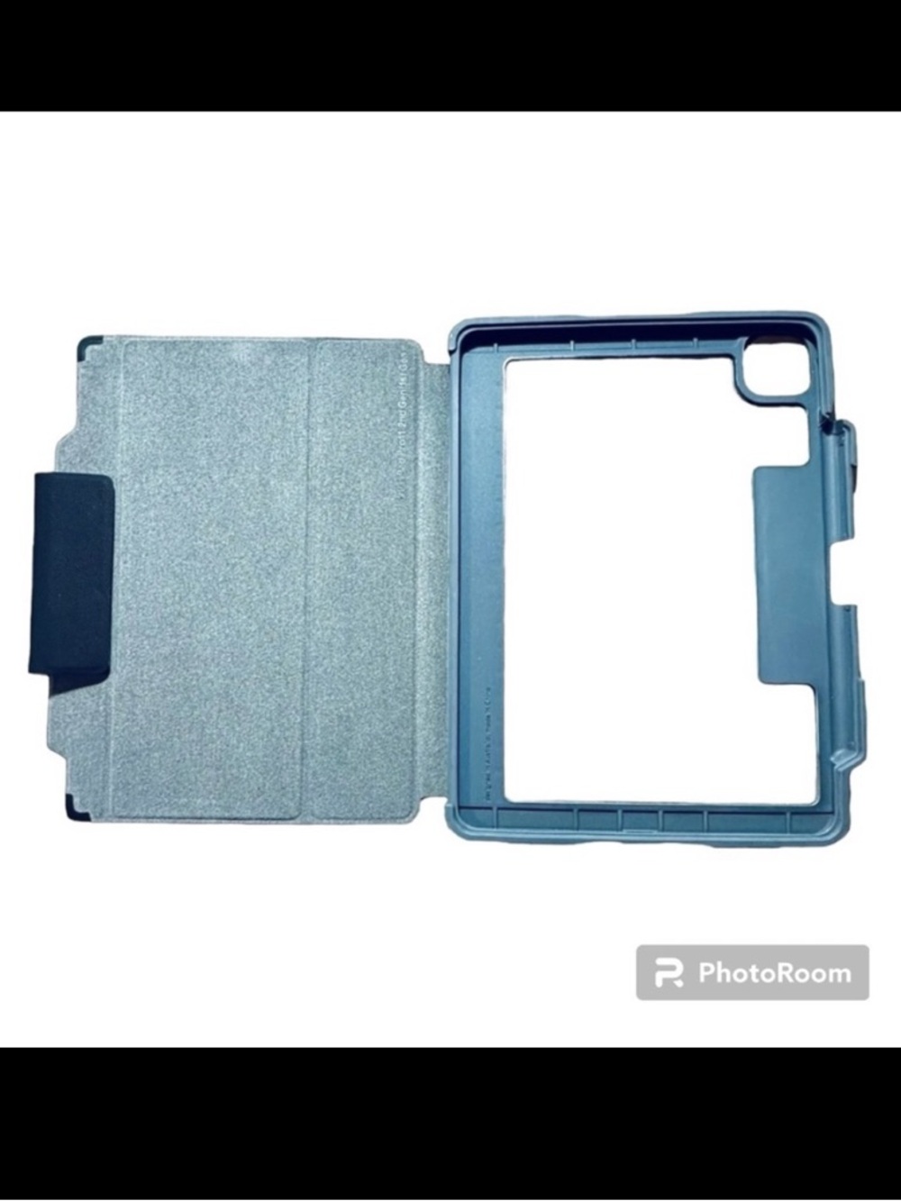 iPad Pro 11 stand/case 1st & 2nd gen gray w/clear back magnetic closure